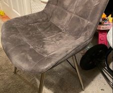dining chairs dark grey