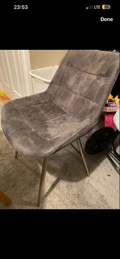 dining chairs dark grey