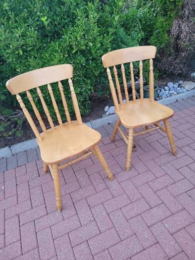 wooden chairs