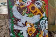 Glued Doves painting by MD