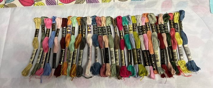 30 DMC Embroidery thread skeins