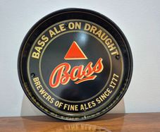 vintage Bass Ale Tin serving tray
