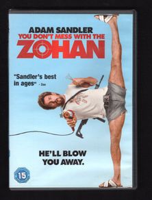 You Don't Mess With The Zohan DVD Movie. Stating Adam Sandler
