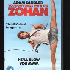 You Don't Mess With The Zohan DVD Movie. Stating Adam Sandler
