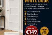 Deanta White Nm31 Solid Crittal Doors