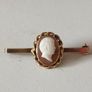 9 Carat Gold Cameo Bar Brooch Image 2