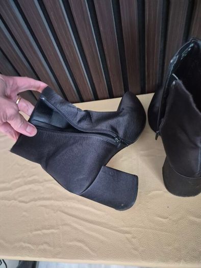 Primark pointed toe boots with block heels
