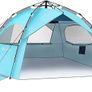 Beach Tent 4-6 Person Pop Up Beach Tent Large Hydraulic Automatic Portable Sun Shade Shelter (FREE SHIPPING) Image 2