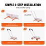 New 30" Aluminum Bi-Directional Wheeled Snow Pusher (watch video) Image 9