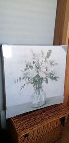 canvas new in packaging. Colour white grey and green