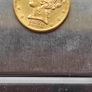 Gold coin 5 dollars 1886 Image 3