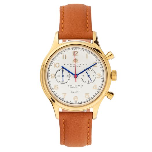 Gold Huguenot Chronograph