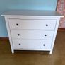 White ikea chest of drawers HEMNES Image 4