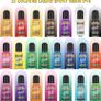 Epoxy Resin Pigment Liquid, 22+2 Epoxy Resin Colours (10ml Each) and Glitter for Jewelry Making, Highly Concentrated Transparent Resin Dye for Paint and Resin Craft, Bonus Stickers, Tweezers (FREE POSTAGE) Image 2
