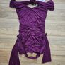 Oh Polly Plum Roselle Mini Dress Image 4