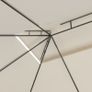 Gazebo 4x3x2.7 m Cream 160 g/m Sq Image 2
