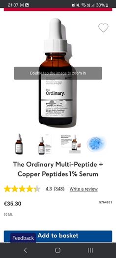 The Ordinary Buffet + Copper Peptides