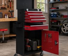 Heavy Duty Tool Storage Chest on Wheels Lockable Cabient