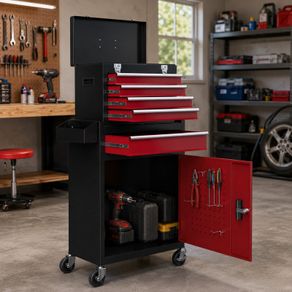 Heavy Duty Tool Storage Chest on Wheels Lockable Cabient