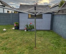 Brabantia Rotary Washing Line (Large) 6ft High / 7ft Span With Cover