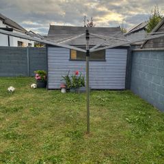 Brabantia Rotary Washing Line (Large) 6ft High / 7ft Span With Cover