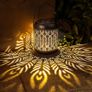 Solar Lantern Metal Halloween Decorations LED Solar Lights for Garden Ornaments Outdoor Hanging Solar Lights Waterproof for Garden Lawn Patio Yard Porch -2 Pack Image 2