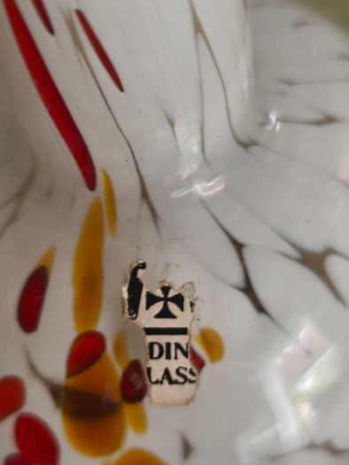 Lovely Vintage MCM Mdina Glass Long Stem Vase, Bulbous Base