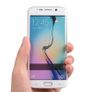 Full Curved 3D Tempered Glass Protector For Samsung Galaxy S6 EDGE PLUS- White Image 4