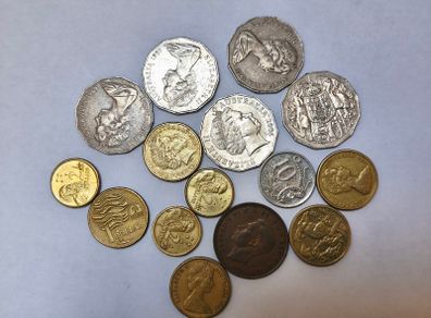 Australia Coins Mixed Lot of 15