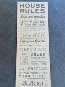 House rules print picture from next