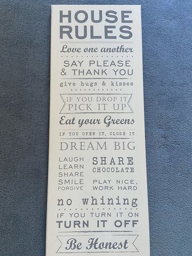 House rules print picture from next