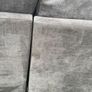 Verona Grey L shaped corner sofa + footstool Image 10
