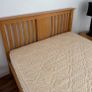 Magnificent Very Sturdy 4Ft 6 Double Oak Wooden Bed Frame - Can Deliver Image 3