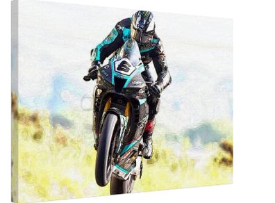 Michael Dunlop Canvas Wall Art Print