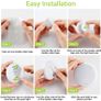 6 Packs Under Cabinet Lights,OxyLED RGB Wireless Cabinet Light with Remote Control,USB Powered Dimmable Closet Touch Light,Under Counter Lights for Kitchen Cupboard Closet Wardrobe Image 5