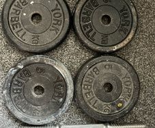 20kg York dumbbells, no collars