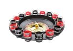 Fun Table Game Set Spin Shot Glass Roulette Wheel Turntable