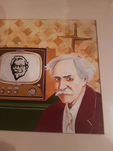 Painting by Tom Mathews.