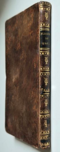 The Pleasures of Hope, with Other Poems. 1805. Thomas Campbell. Rare antique book, full leather.