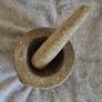 Vintage granite pestle and mortar. Very heavy. Image 4
