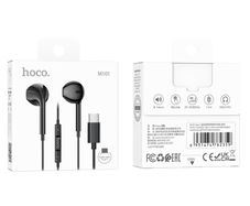 Hoco M101 Crystal Joy Type-C Wired Earphone Black