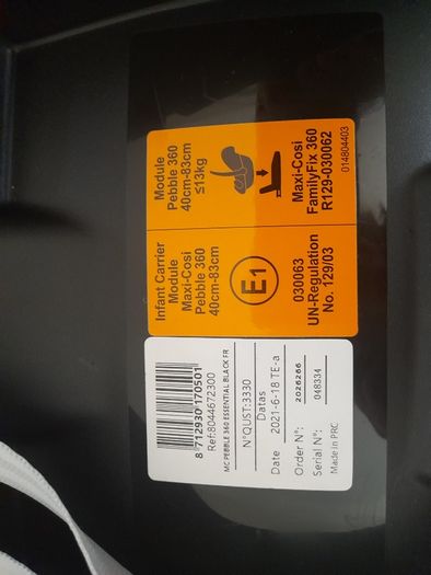 Maxi Cosi Pebble Car seat