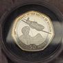 Bailiwick of Guernsey Silver Proof Piedfort 2000 50p 60th Anniversary of Battle of Britain Image 2
