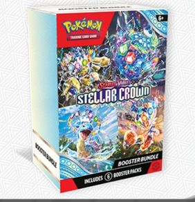 Pokemon TCG Scarlet  Violet, Stellar Crown Booster Bundle (6 Booster Packs)