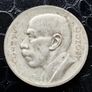 1938 Brazil  5000 Reis Santos Dumont Silver coin Image 3