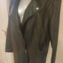 Janina black biker faux leather jacket size UK20 EU48 Postage included Image 2