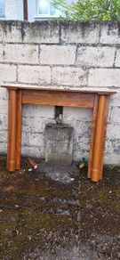 Wooden fire surround