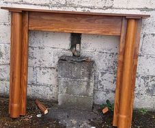 Wooden fire surround