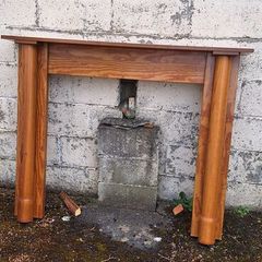 Wooden fire surround