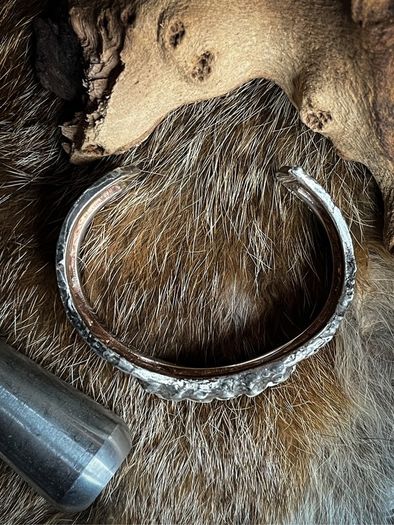 1 Set of Teeth Silver Bangle Weird Odd Unusual